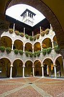 Courtyard of City Hall in Bellinzona