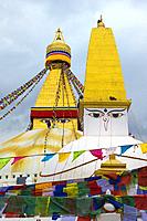 Boudhanath Stupa, Largest Asian Stupa, Unesco World Heritage Site, Kathmandu, Nepal, Asia.