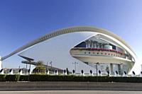 Valencia, Spain. October 25, 2017: The Palau de les Arts Reina Sofia is the opera house of Valencia, and home of the Orchestra of the Valencian Commun...