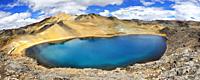 Blue lagoon in Ayacucho. Perú