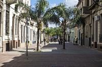 Street of the Old Town (Ciudad Vieja), Montevideo, Uruguay.