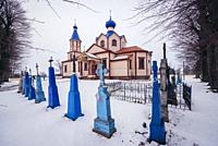 Orthodox Church of Saint James the Less in Losinka village, Hajnowka Country in Podlaskie Voivodeship of northeastern Poland.