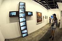 March 30th, 2018 - Exhibitions at the Art Basel 2018 show, held at the Hong Kong Convention and Exhibition Centre, Wan Chai, Hong Kong.
