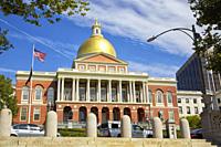 Massachusetts State House, Boston, Massachusetts, USA.