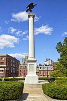Beacon Hill Monument, Ashburton Park, Bowdoin Street, Boston, Massachusetts, USA.