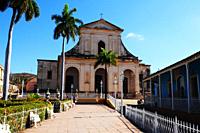 Cuba: Colonial style church in Trinidad.