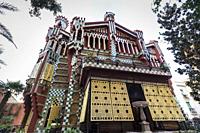 Casa Vicens, 1885, by Antoni Gaudí. Barcelona.