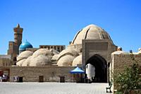Bukhara, Uzbekistan - August 27, 2016: Toki Zargaron trading dome, a largest and the first of its kind in Bukhara, an interesting place that explains ...