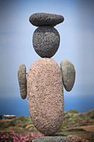 stone sculpture made from lavic rock details of dammuso island of Pantelleria, Sicily, Italy.
