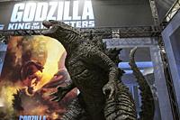 December 2, 2018, Chiba, Japan - A statue of Godzilla on display during the Tokyo Comic Con 2018 at Makuhari Messe International Exhibition Hall in Ch...