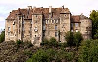 Chateau de Boussac, Creuse, Nouvelle-Aquitaine.