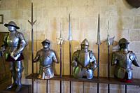 Royal artillery school museum in the Alcazar of Segovia, Castilla Leon, Spain.