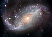 OUTER SPACE -- NGC 1672 - also known as the Barred Spiral Galaxy -- Picture by Lightroom Photos / NASA.