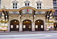 Art Nouveau Oscarsteatern (Oscar Theatre), Kungsgatan, Norrmalm, Stockholm, Sweden, Scandinavia. Built in 1906 and named after King Oscar II, it is Sw...