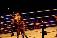 Hamburg, Germany - May 16th 2019: A 3-Way WWE Women's Tag Team Championship Match
