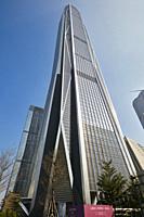 Ping An International Finance Centre, a 599 meters high skyscraper in Futian CBD. Shenzhen, Guangdong Province, China.