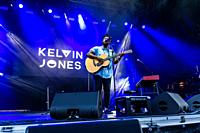 Kiel, Germany - June 21st 2019: Kelvin Jones is performing on the Rathaus Stage