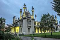 Royal Pavillion in Brighton, East Sussex, England.