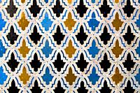 colored tiles morocco.