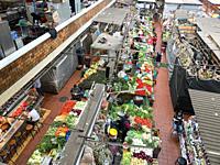 Produce section in Mercado Libertad - San Juan de Dios, a huge indoor market with close to 3000 vendor booths in the heart of Guadalajara, Jalisco, Me...