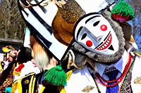Felos. Winter masks of Maceda, carnival, Xinzo da Costa, Orense, Galicia, Spain.
