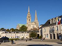 Europe, France, Chartres, Cathedral.