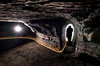 Caves of Hella, Iceland. Man made caves, could be made by Celts who inhabited Iceland before the official Norse settlement, late 9th century. . 	. .