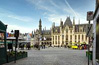 Grote Markt is occupied by the so-called Halles, old markets of the 13th century. Here the most impressive building in the square stands out: the Belf...