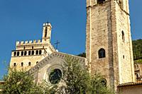 Photos of the beautiful medieval streets and houses of the Umbrian towns (Italy).