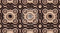 3d render, abstract seamless ornament background, looped animation.