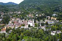 Gardone Riviera view, Lake Garda, Lombardy region of Italy.