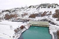 Burfellsvirkjun Hydro Power Plant, Thjorsardalur, Iceland.