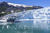 Holgate Glacier in Aialik bay, Kenai Fjords National Park, Alaska, U. S. A.