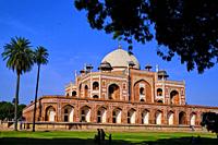 India, Delhi, Humayun Mausoleum, Unesco world heritage.
