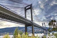 Rande bridge is a cable-stayed bridge linking Vigo to Morrazo peninsula.