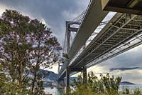 Rande bridge is a cable-stayed bridge linking Vigo to Morrazo peninsula.