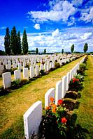 Tyne Cot Commonwealth War Graves Cemetery and Memorial to the Missing is a Commonwealth War Graves Commission (CWGC) burial ground for the dead of the...