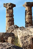 Archaeological park, Selinunte, Castelvetrano, Sicily.