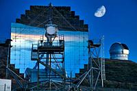 The Magic Telescopes, Roque de los Muchachos Observatory, La Palma, Canary Islands, Spain...The cosmos and its evolution are studied using all radiati...
