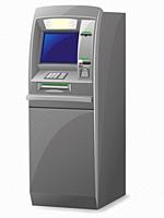 atm vector illustration isolated on white background.