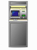 atm vector illustration isolated on white background.
