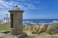 Cape Corrubedo lighthouse in Ribeira, Coruña.