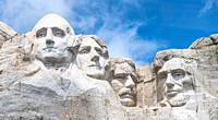 Famous Landmark and Sculpture - Mount Rushmore National Monument, near Keystone, South Dakota - USA.