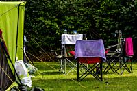 RENESSE - Holidaymakers at the ""Dune & Beach"" campsite in Renesse. Because of all the corona measures and the risk of outbreaks in popular holiday a...