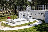Family pantheon, wiht mortal remains of Fidel Castro's grandparents, parents, sisters and brothers, in the town of Birán, in the province of Holguín, ...