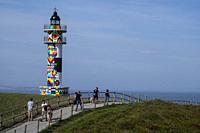 Tourism has grown a lot thanks to the Lighthouse of the Cantabrian town of Ajo (Bareyo) decorated by the international artist known as OKUDA SAN MIGUE...