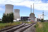 Gundremmingen; former biggest German nuclear power plant.