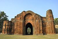 Dakhil Darwaza ruins of what was the capital of the Muslim Nawabs of Bengal in the 13th to 16th centuries in Gour, West Bengal, India.