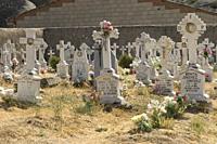 Graveyard of Nava del Barco, Gredos Natural Park, Central Range, province of Avila, Castilla y Leon Region, Spain