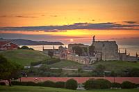 Sunset in Comillas, Cantabria.